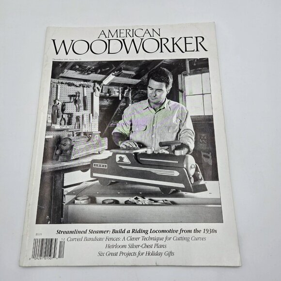 American Woodworker Magazine Lot December 1990 February April June August Decemb - Picture 7 of 15